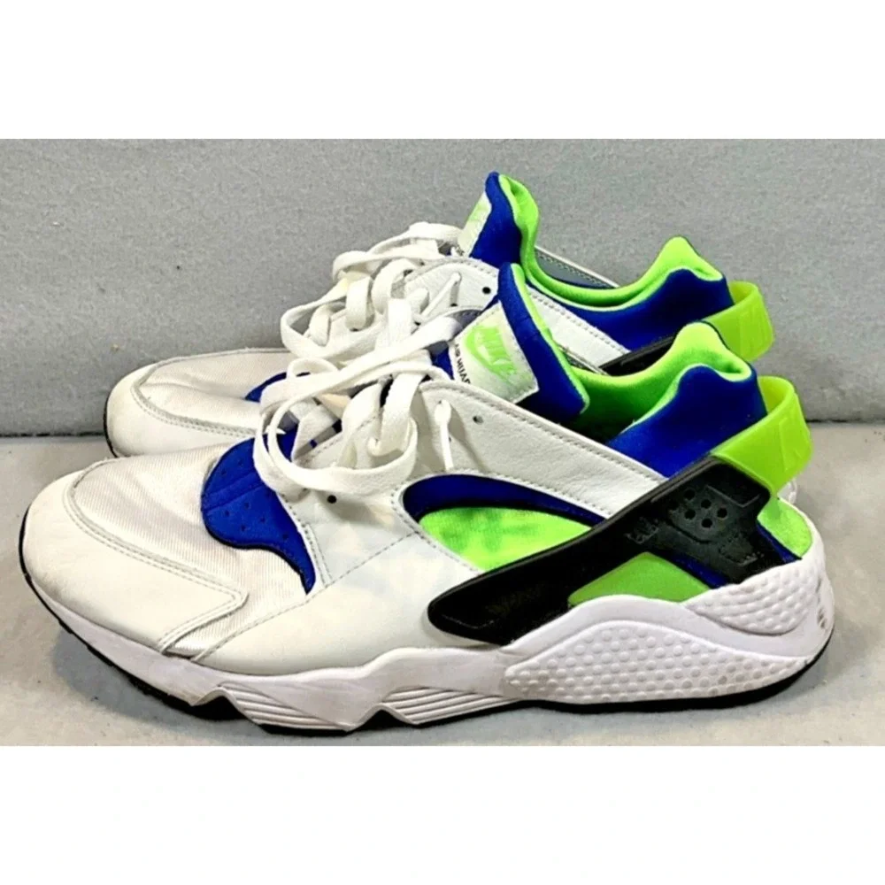 Nike Air Huarache 2021 Scream Green. Low Top. Size 10.5 (DD1068-100)